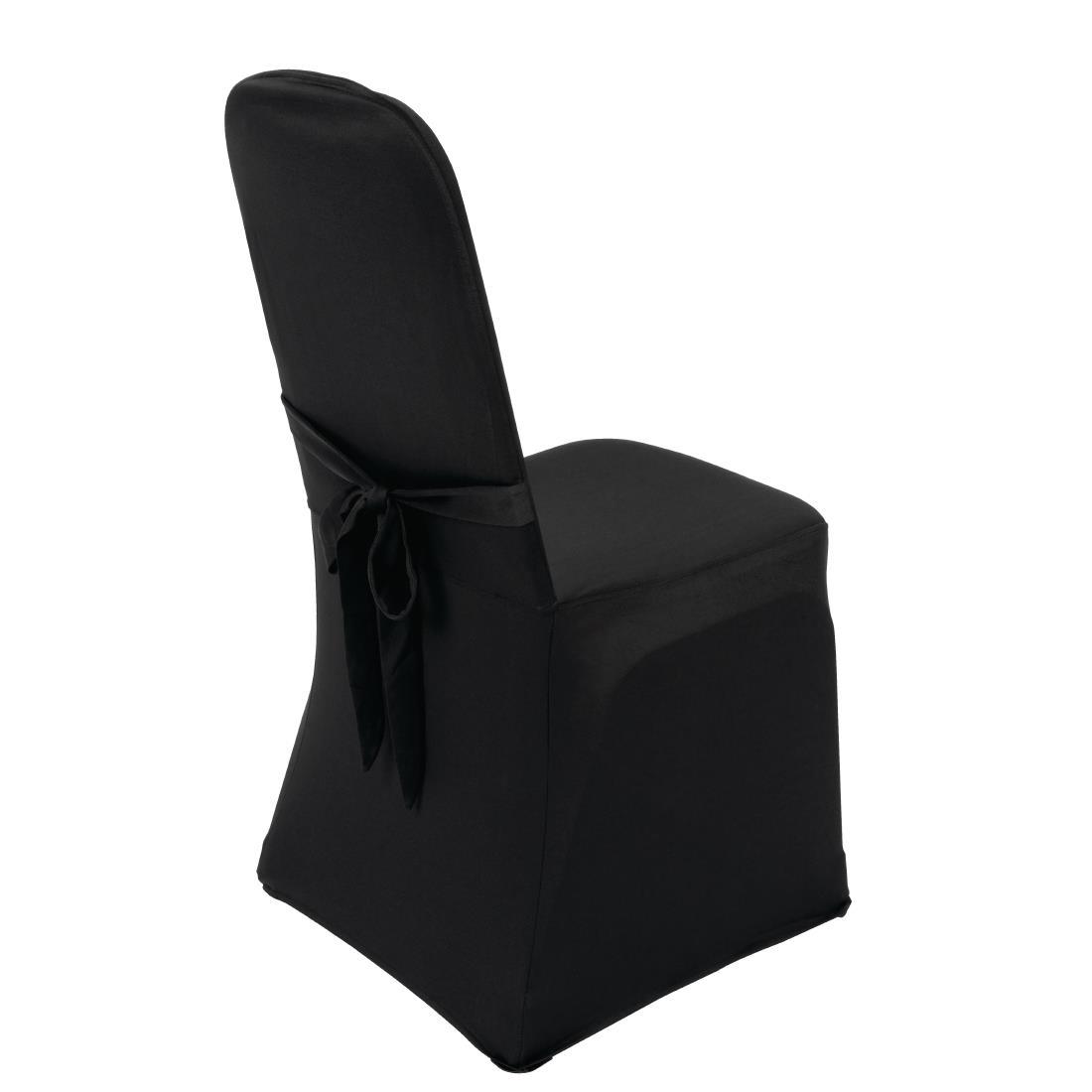 Bolero Banquet Chair Cover Black - DP923  - 4
