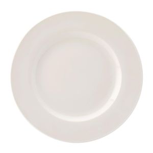Utopia Pure White Wide Rim Plates 270mm (Pack of 18) - DY314  - 1