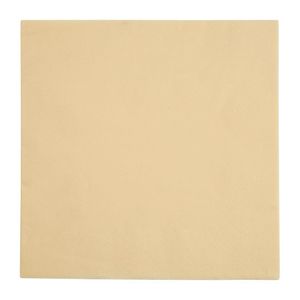 Fiesta Recyclable Dinner Napkin Cream 40x40cm 2ply 1/4 Fold (Pack of 2000) - FE236  - 1