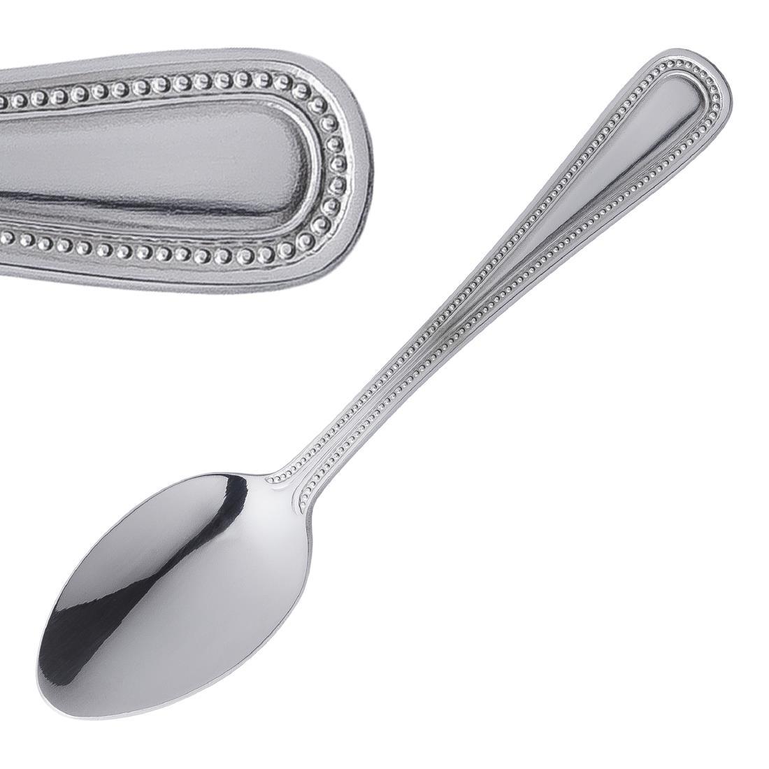 Olympia Bead Coffee Spoon (Pack of 12) - C218  - 1