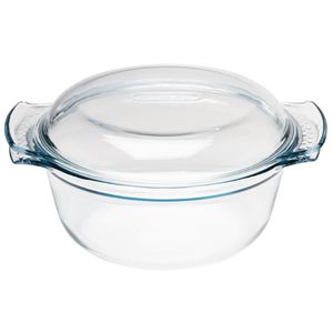 Pyrex Round Glass Casserole Dish 3.75Ltr - P590  - 1