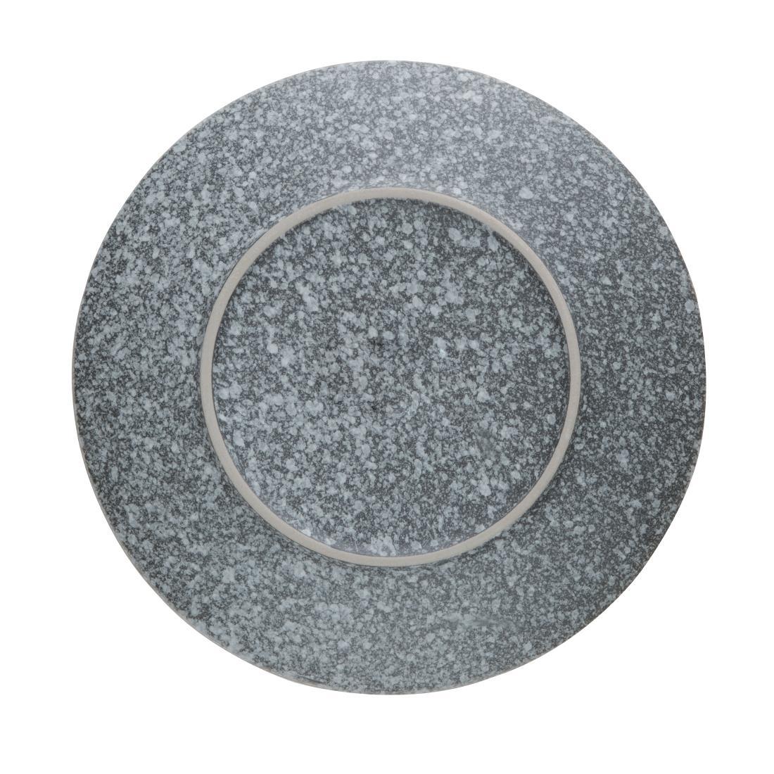 Olympia Anello Stone Raw Edge Plates 205mm (Pack of 6) - FC484  - 2