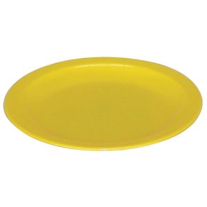 Olympia Kristallon Polycarbonate Plates Yellow 172mm (Pack of 12) - CB763  - 2