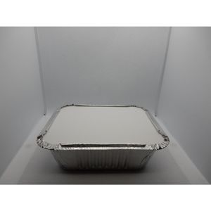 White Lid for Rectangular Foil Container (Pack of 1000) - DY199  - 1