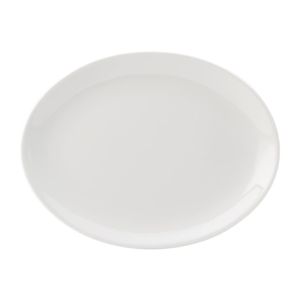 Utopia Titan Oval Plates White 240mm (Pack of 24) - DY324  - 1