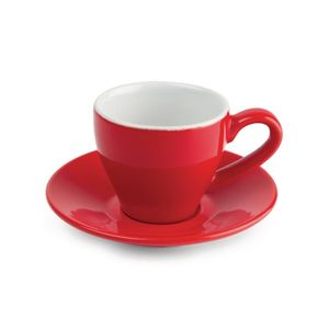 Olympia Cafe Espresso Cups Red 100ml (Pack of 12) - GK070  - 1
