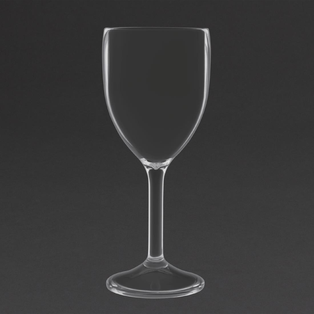 Olympia Kristallon Polycarbonate Wine Glasses 300ml (Pack of 12) - DS130  - 2