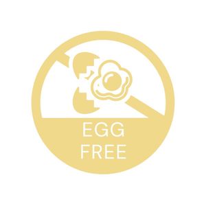 Vogue Removable Egg-Free Food Packaging Labels (Pack of 1000) - FD432  - 1