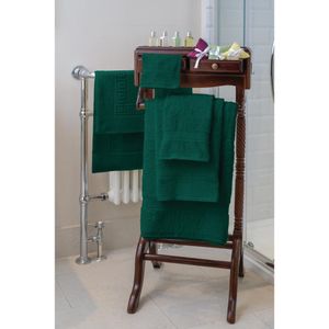 Mitre Essentials Nova Bath Sheet Dark Green - GW361  - 1
