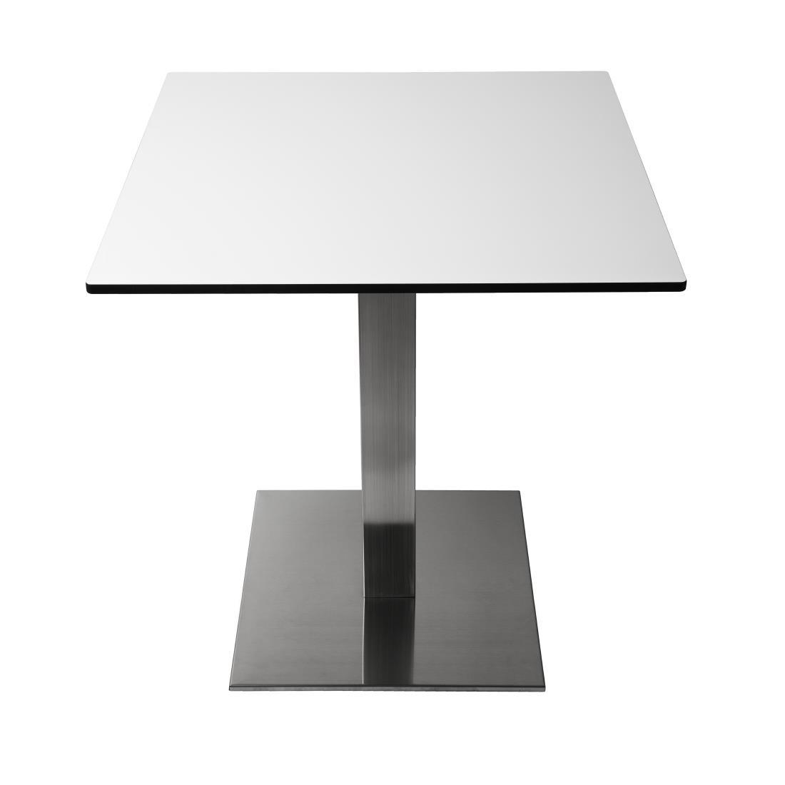 Bolero Stainless Steel Square Table Base - CF157  - 3