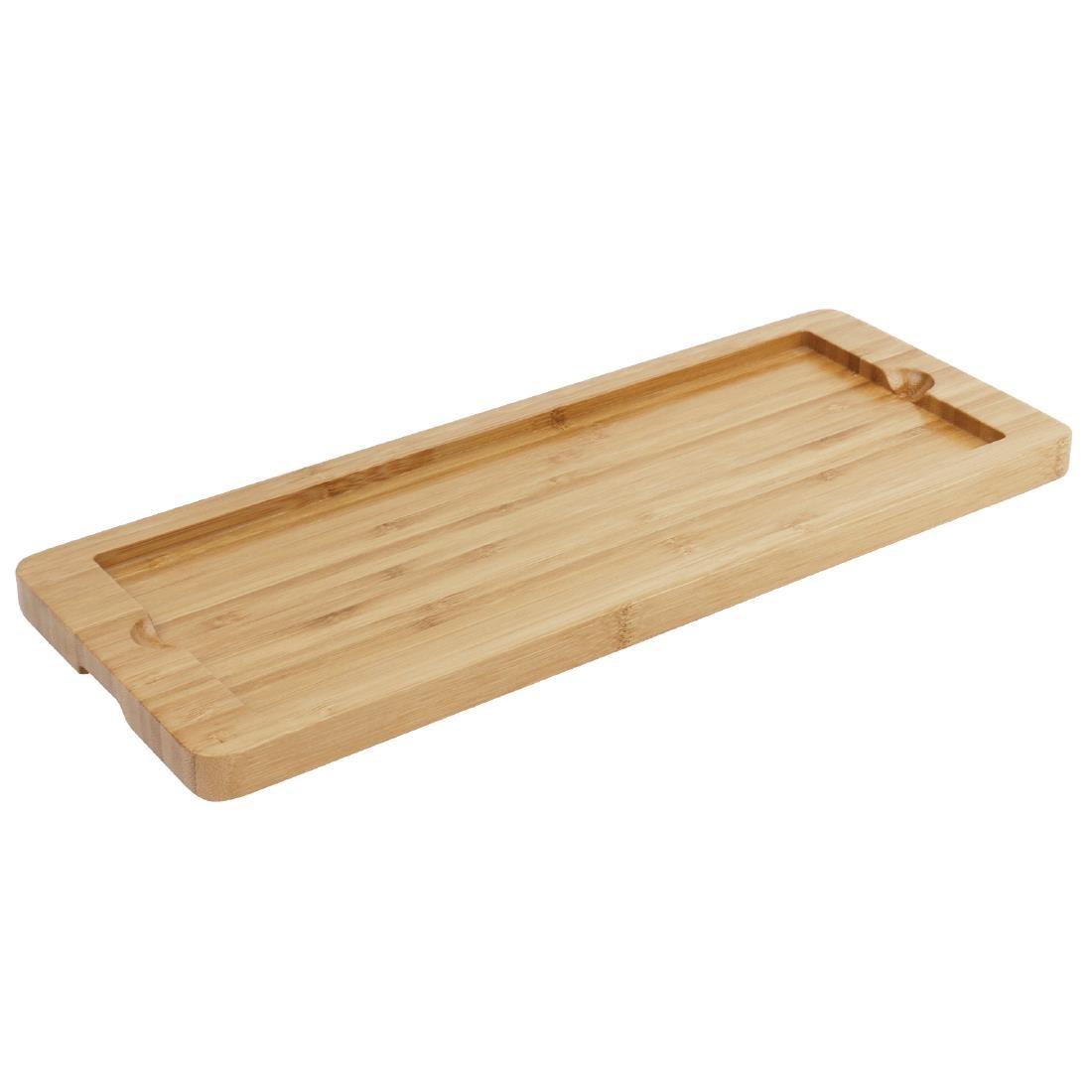 Olympia Wooden Base for Slate Platter 330 x 130mm - GM258  - 1