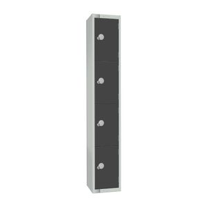 Elite Four Door Manual Combination Locker Locker Graphite Grey - GR680-CL  - 1