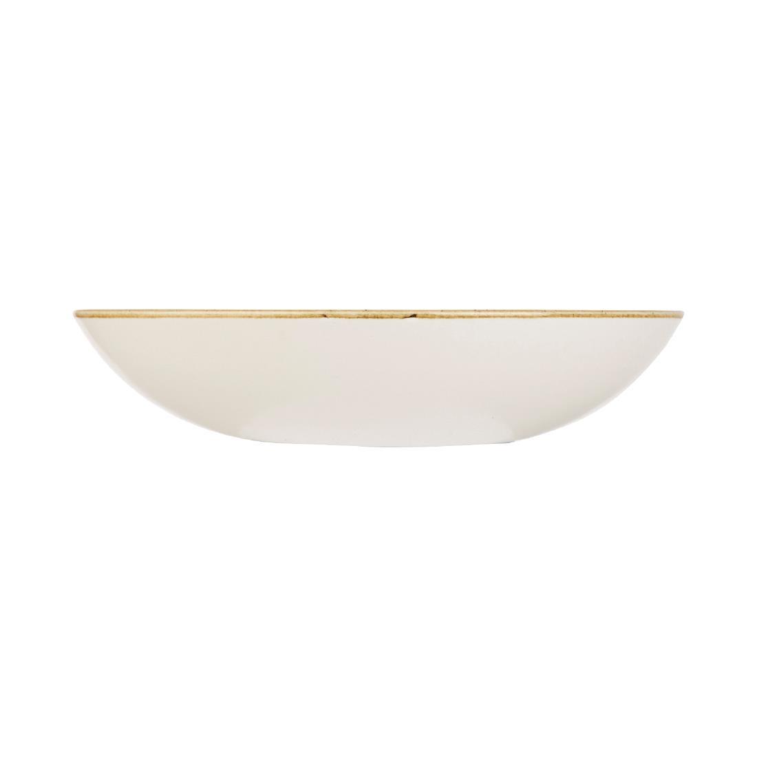 Churchill Stonecast Round Coupe Bowl Barley White 184mm (Pack of 12) - DK523  - 2