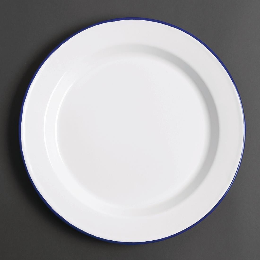 Olympia Enamel Dinner Plates 245mm (Pack of 6) - GM512  - 1