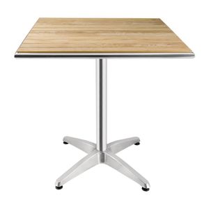 Bolero Square Ash Bistro Table Top 700mm - CG835  - 1