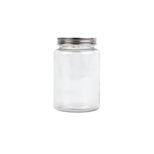 Vogue Glass Screw Top Dry Food Jar 550ml (Pack of 6) - CP083  - 1