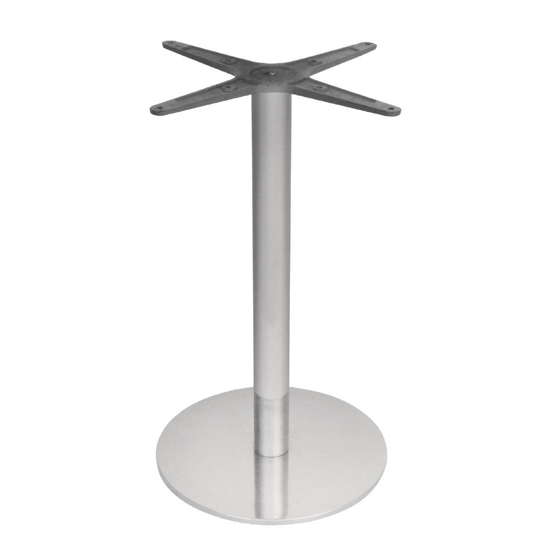 Bolero Stainless Steel Round Table Base - GK992  - 1