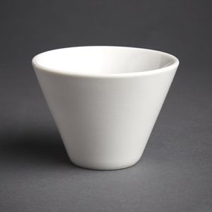 Olympia Conical Ramekin White 110mm (Pack of 6) - CM165  - 1