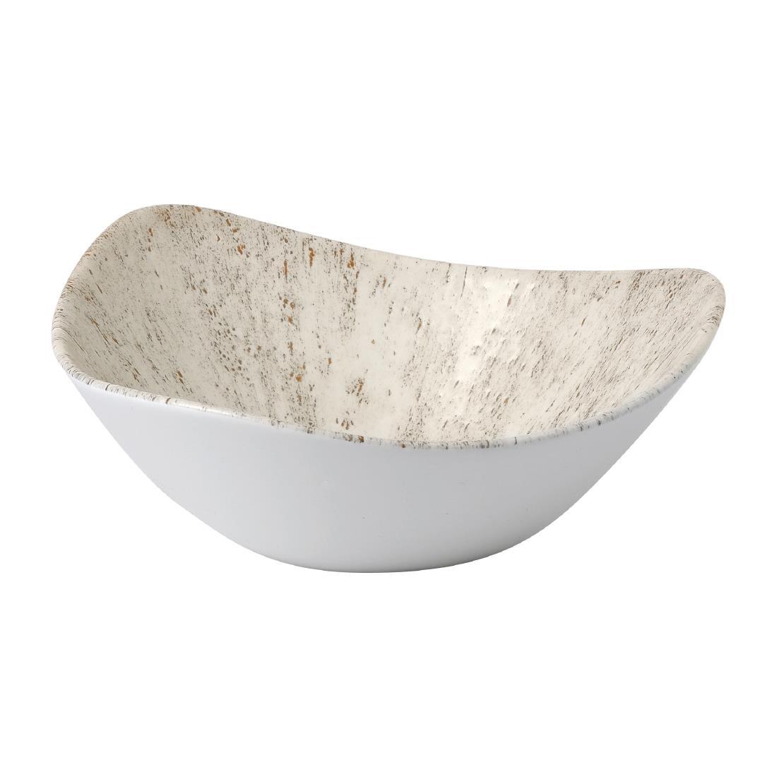 Churchill Stone Agate Grey Lotus Bowl 177mm (Pack of 12) - FR053  - 2