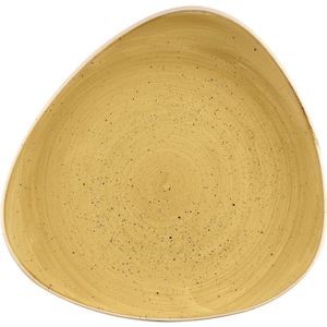 Churchill Stonecast  Triangular Plate Mustard 265mm (Pack of 12) - CY738  - 1