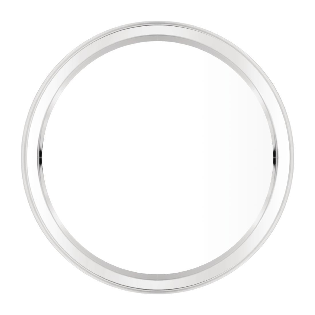 Olympia Stainless Steel Round Service Tray 305mm - J828  - 1