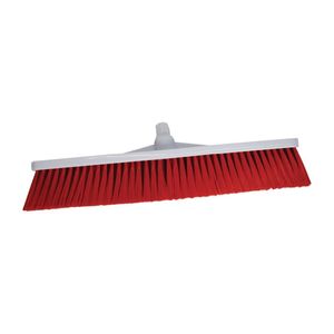SYR Hygiene Broom Head Stiff Bristle Red - L872  - 1