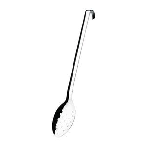 Vogue Long Perforated Spoon with Hook 16" - L672  - 1