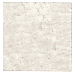 Werzalit Pre-drilled Square Table Top  Marble Bianco 800mm - GR558  - 1