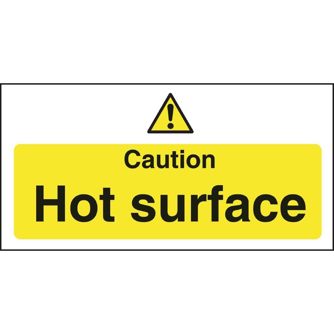 Vogue Caution Hot Surface Sign - L848  - 4