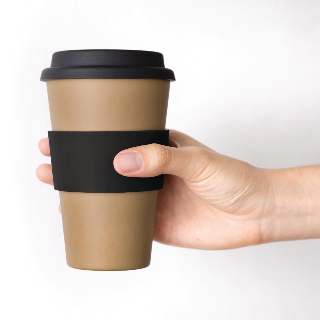Olympia Bamboo Reusable Coffee Cup 450ml / 16oz - CT527  - 5