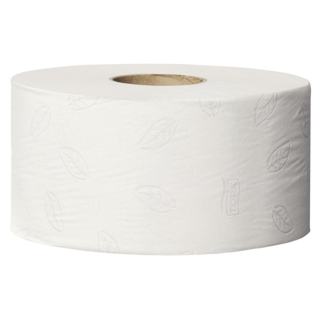 Tork Mini Jumbo Toilet Paper 2-Ply 170m (Pack of 12) - CL126  - 1