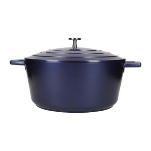 Masterclass Casserole Dish Metallic Blue 5Ltr - FW793  - 1