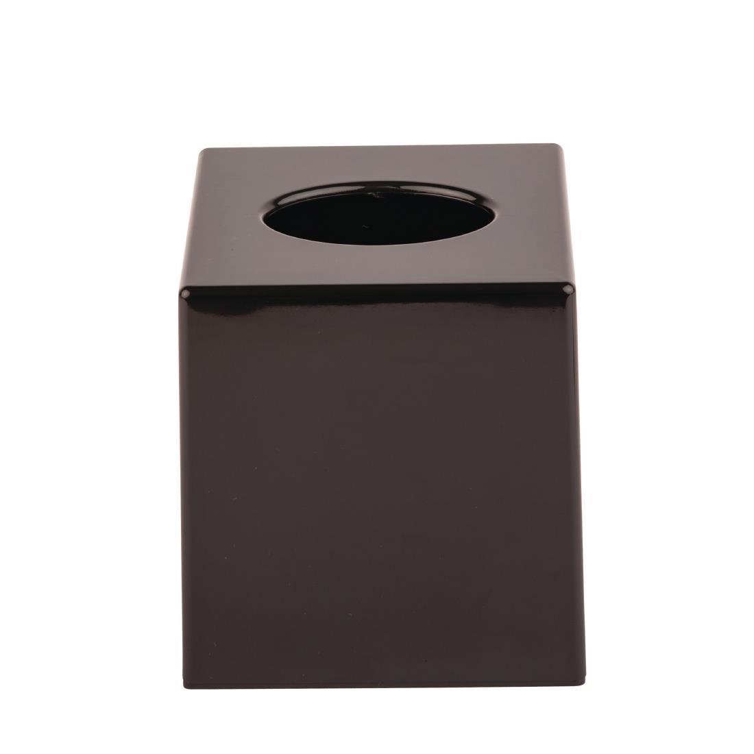Black Cube Tissue Holder - DA603  - 2