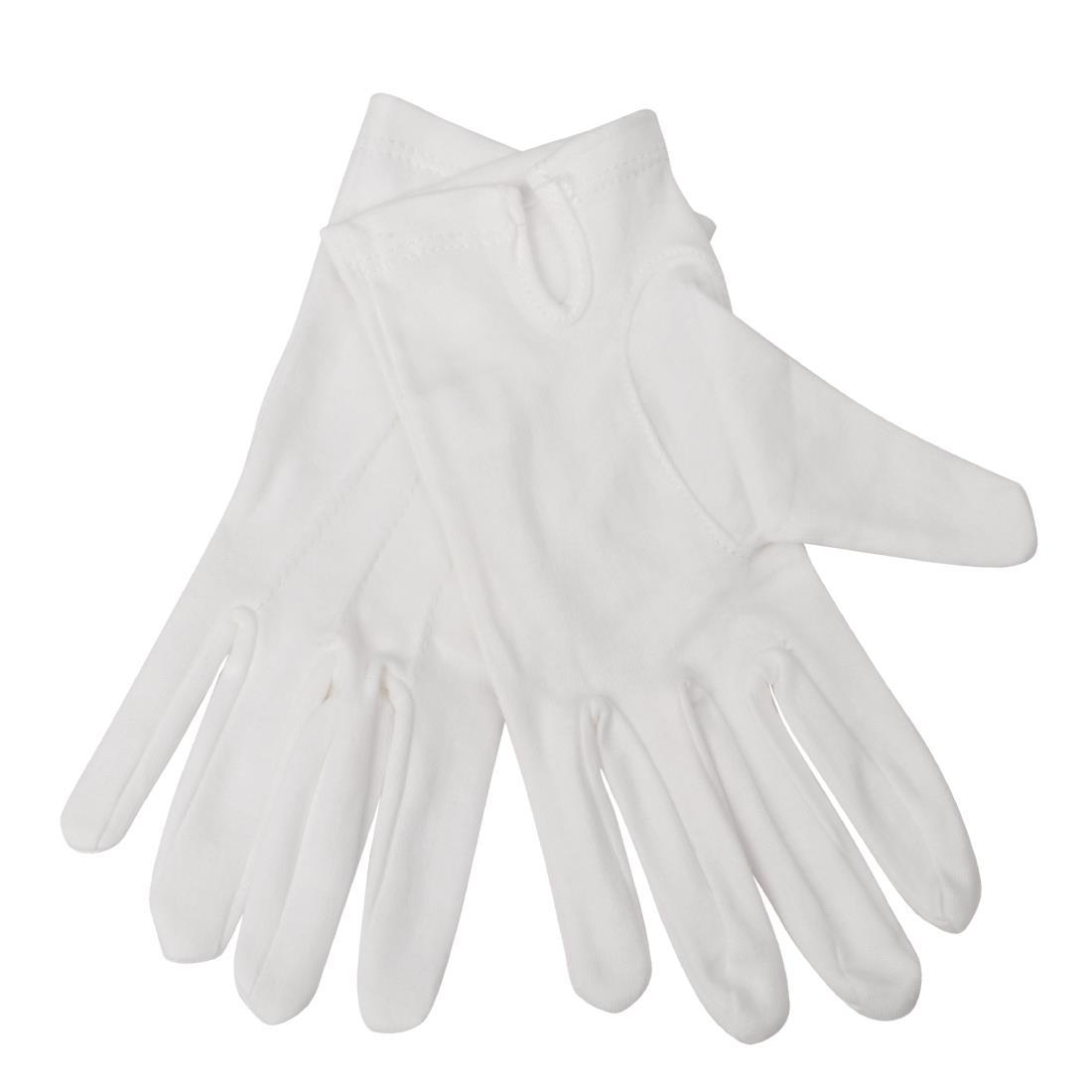 Ladies Waiting Gloves White L - A545-L  - 1