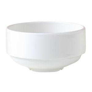 Steelite Monaco White Stacking Unhandled Soup Cups 285ml (Pack of 36) - V6874  - 1