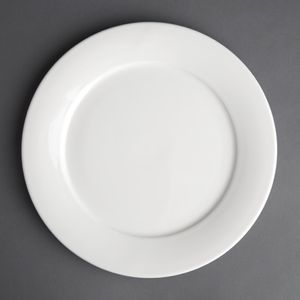 Churchill Art de Cuisine Menu Mid Rimmed Plates 254mm (Pack of 6) - CE753  - 1