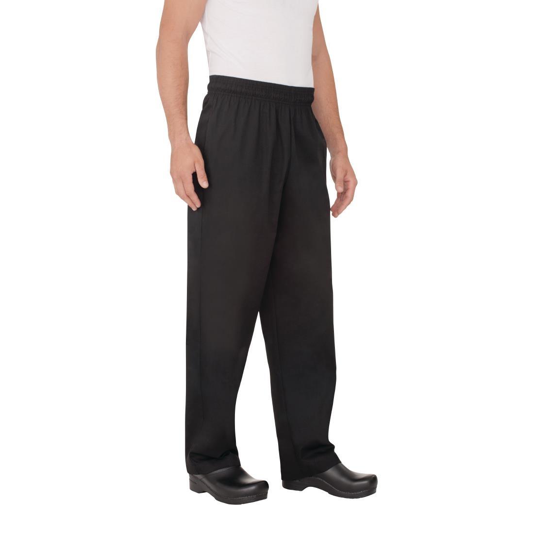 Chef Works Essential Baggy Trousers Black 3XL - A029-3XL  - 4