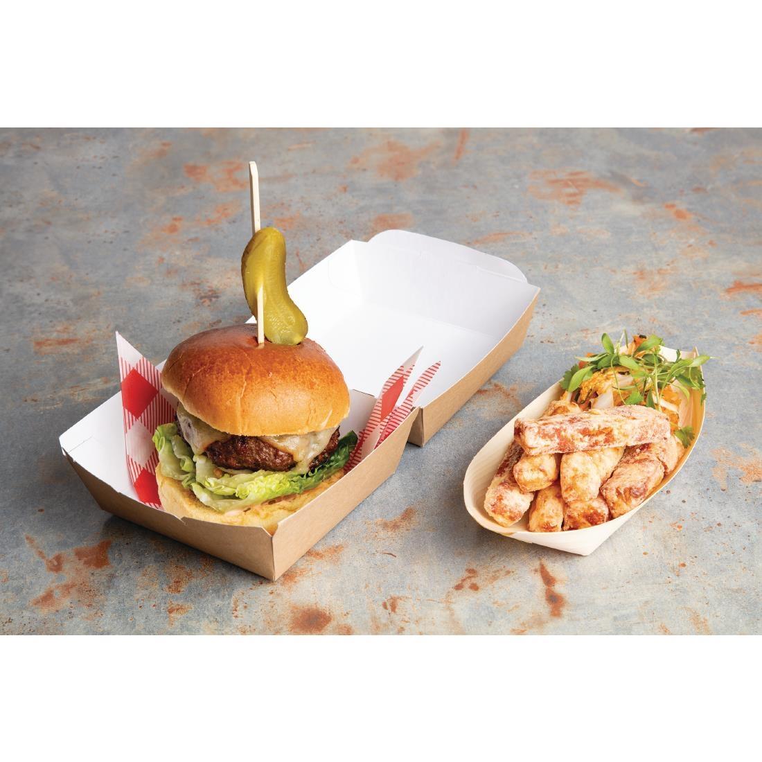Colpac Compostable Kraft Burger Boxes Small 108mm (Pack of 250) - GE802  - 4