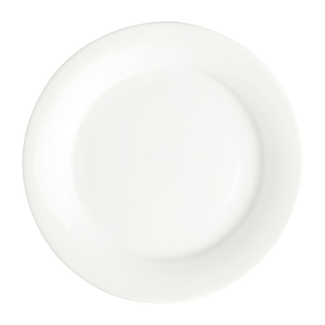 Churchill Art de Cuisine Menu Mid Rimmed Plates 171mm (Pack of 6) - CE756  - 3