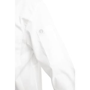 Chef Works Calgary Long Sleeve Cool Vent Unisex Chefs Jacket White 2XL - B649-XXL  - 7