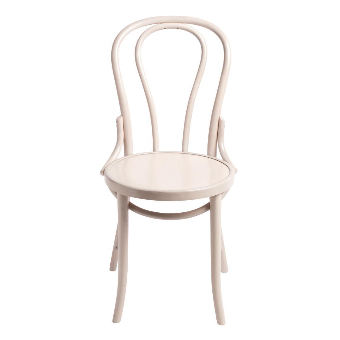 Fameg Bentwood Bistro Side Chairs Whitewash (Pack of 2) - GF968  - 2