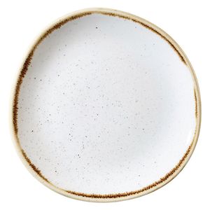 Churchill Stonecast Round Plate Barley White 210mm (Pack of 12) - DM463  - 1