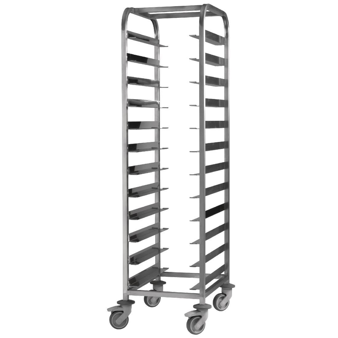 EAIS Stainless Steel Clearing Trolley 12 Shelves - DP292  - 1