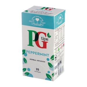 PG Tips Peppermint Tea Envelops (Pack of 25) - FW829  - 1