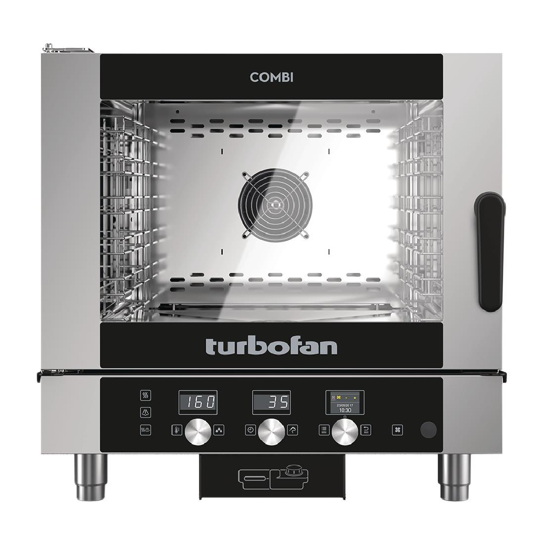 Blue Seal Turbofan 5 Grid Touch Control Combi Oven With Auto Wash EC40D5 - HC002  - 1