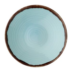 Dudson Harvest  Organic Coupe Bowls Turquoise 250mm (Pack of 12) - FX159  - 1