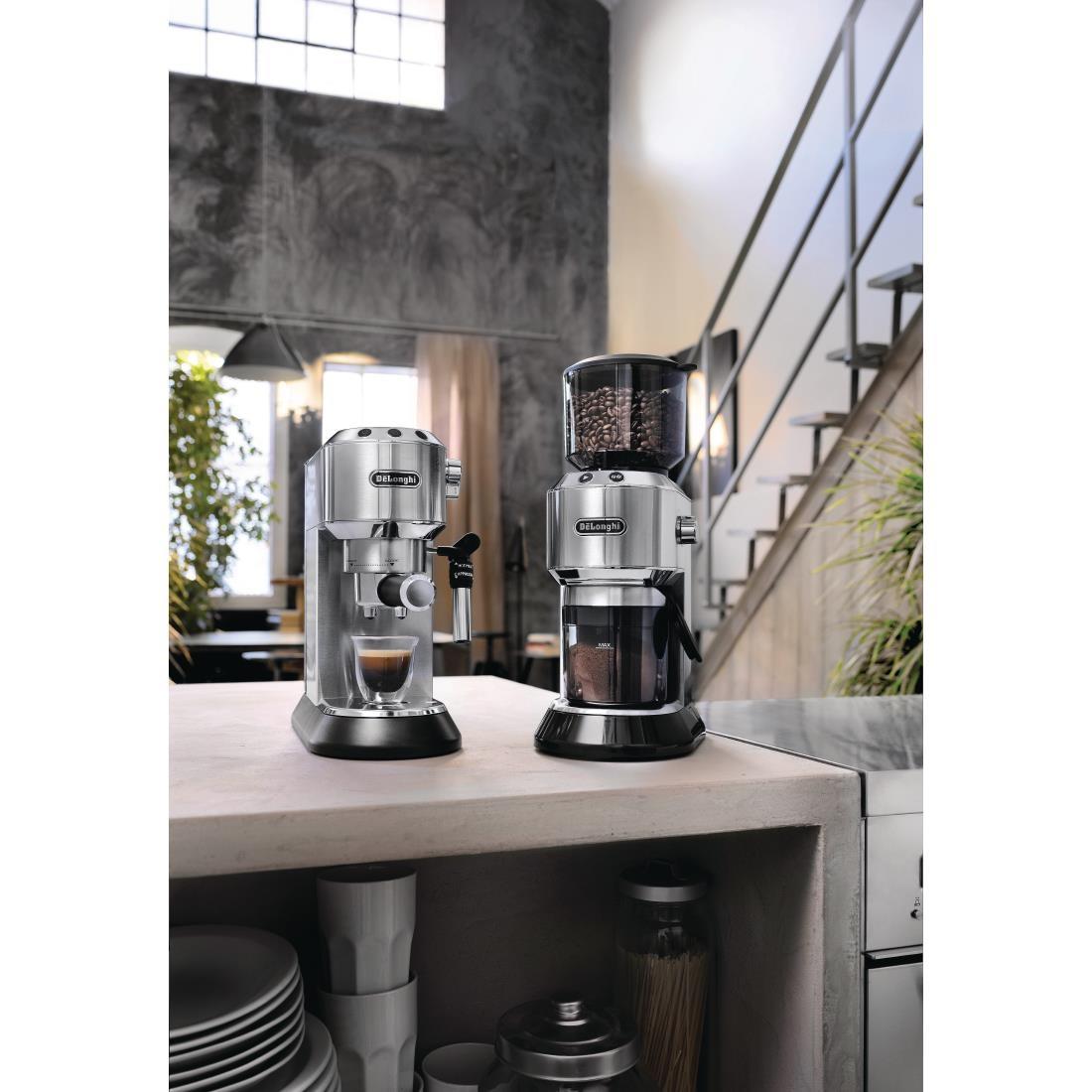  Delonghi Stainless Steel Dedica Coffee Grinder KG521M: Home &  Kitchen