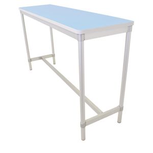 Gopak Enviro Indoor Pastel Blue Rectangle Poseur Table 1800mm - DG130-PB  - 1
