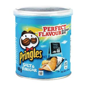Pringles Salt & Vinegar 40g (Pack of 12) - FW847  - 1