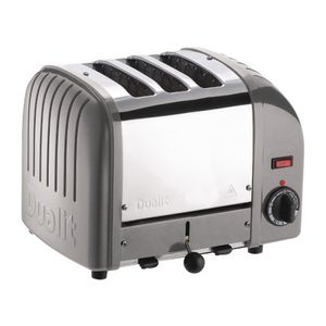 Dualit 3 Slice Vario Toaster Metallic Silver 30081 - CD318  - 1